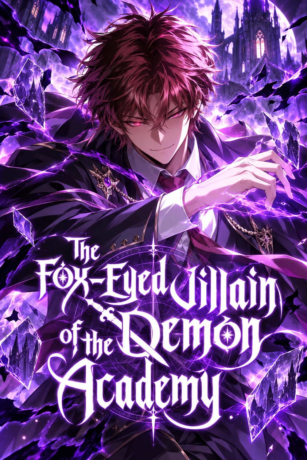 The Fox-Eyed Villain of the Demon Academy cover